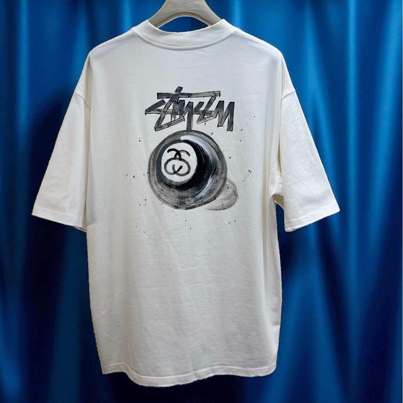 🌟Stussy White Short Sleeve Tee 🌟Graphic Design - Picture 1 of 6